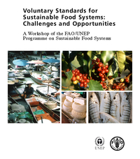 Cover of "FAO/UNEP Workshop on Voluntary Standards for Sustainable Food Systems"