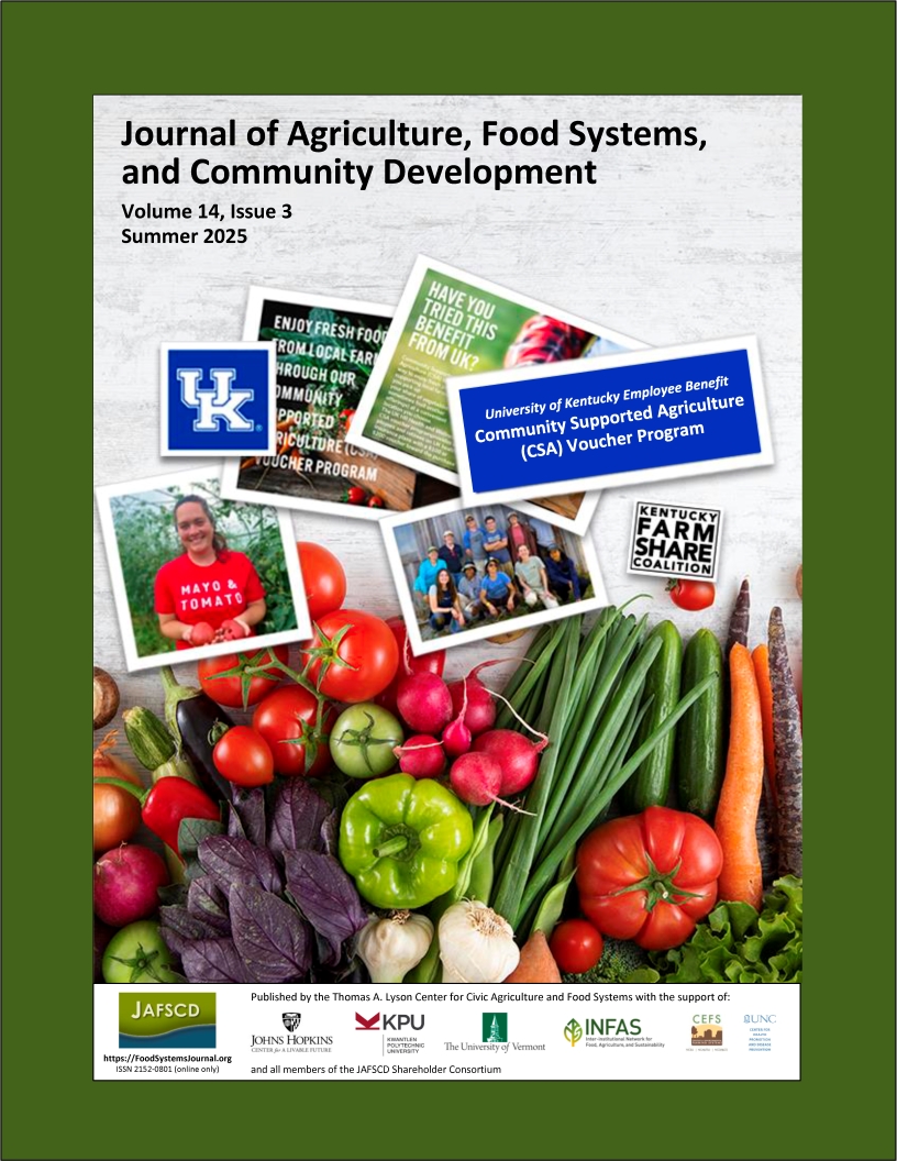 Cover of summer issue illustrates the U of Kentucky's employee-benefit CSA program