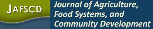 Journal of Agriculture, Food Systems, and Community Development logo
