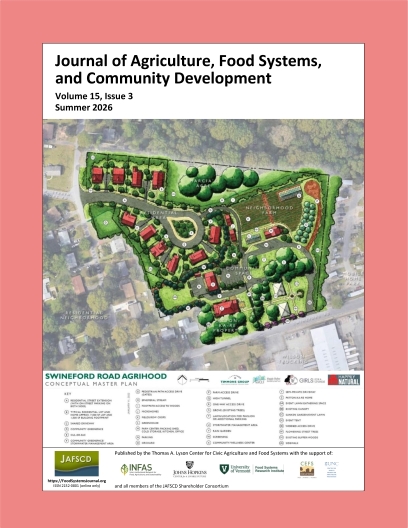 Cover of the JAFSCD summer 2026 issue